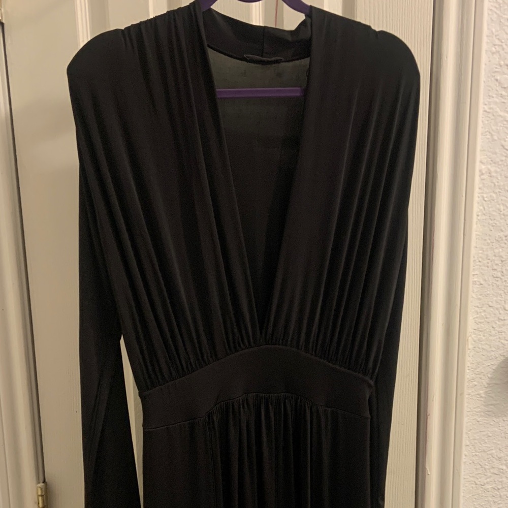 Fashion Nova Black Long Sleeve Dress